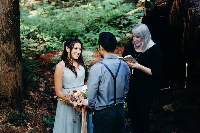 Gorgeous Intimate Waterfall Elopement on Apple Brides