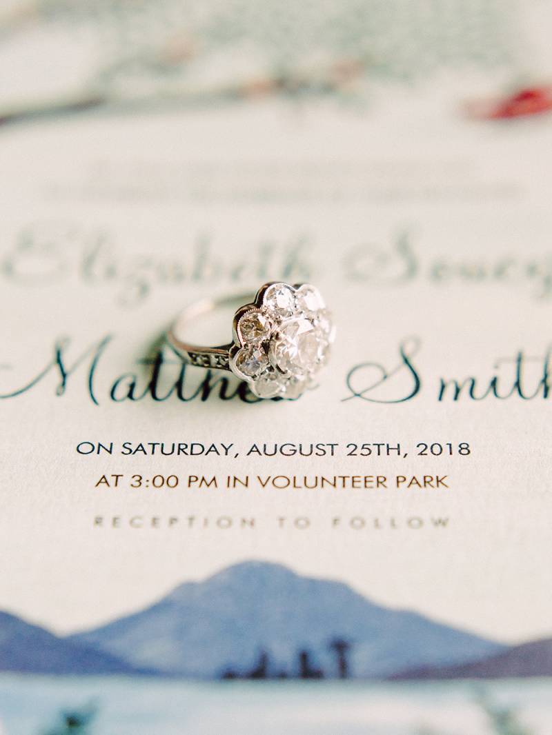 Sweet Greenery Seattle Wedding on Apple Brides