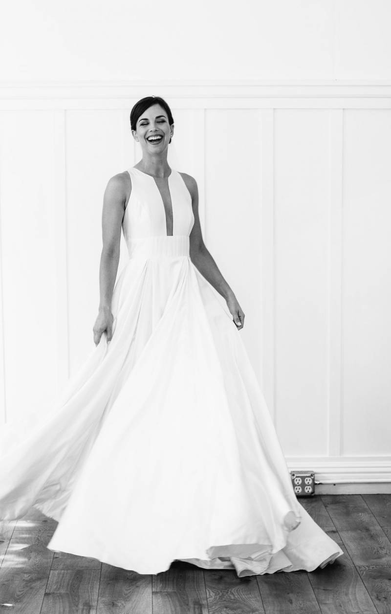 Smiling Bride on her wedding day | The Wedding Standard