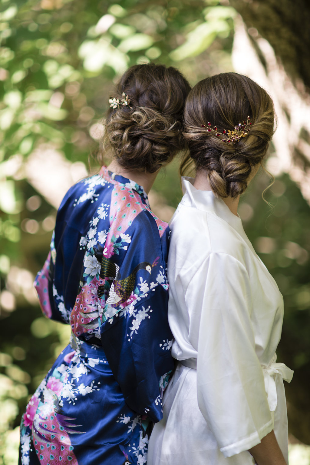 Two Girls Showing Their Beautiful Hair Styles | The Wedding Standard