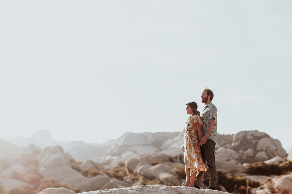 Adventurous and Playful Engagement Shoot Through the Piedra Blancas | The Wedding Standard