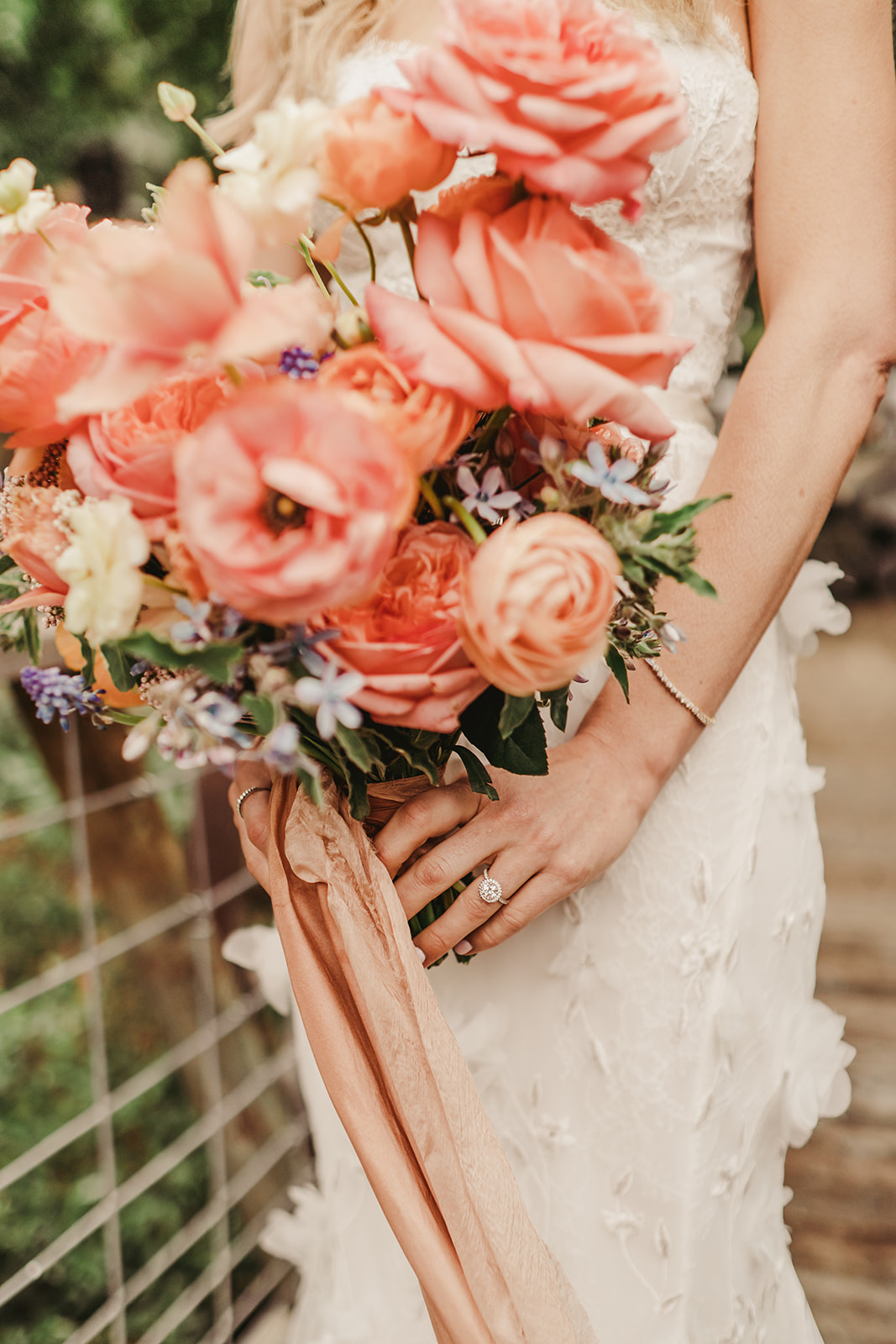 Kaitlin Holding Beautiful Flowers | The Wedding Standard