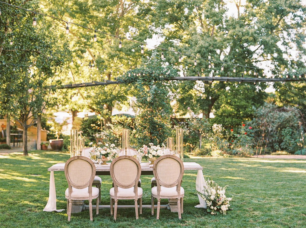 reception, tables, chairs, flowers, candles