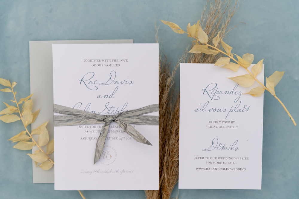 invitation, stationery, paper, pampas