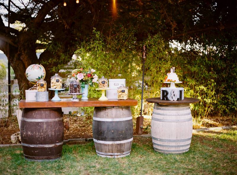 dessert table