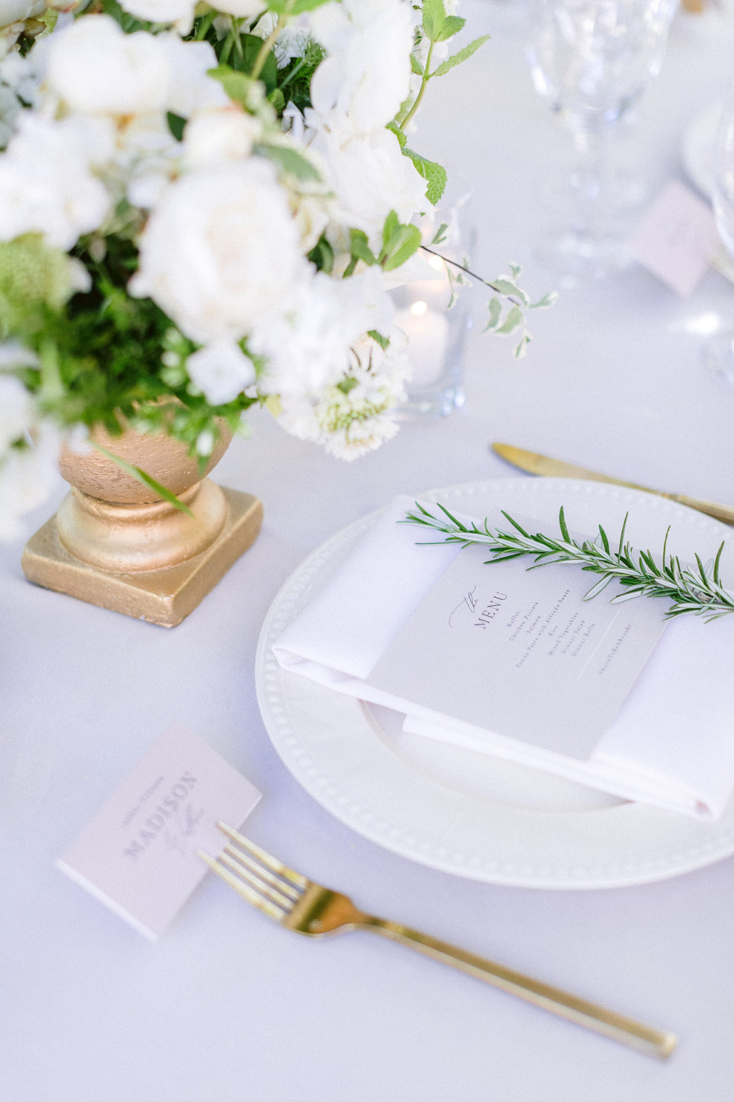 reception, dinner, table, setting, flowers, flatware, plate