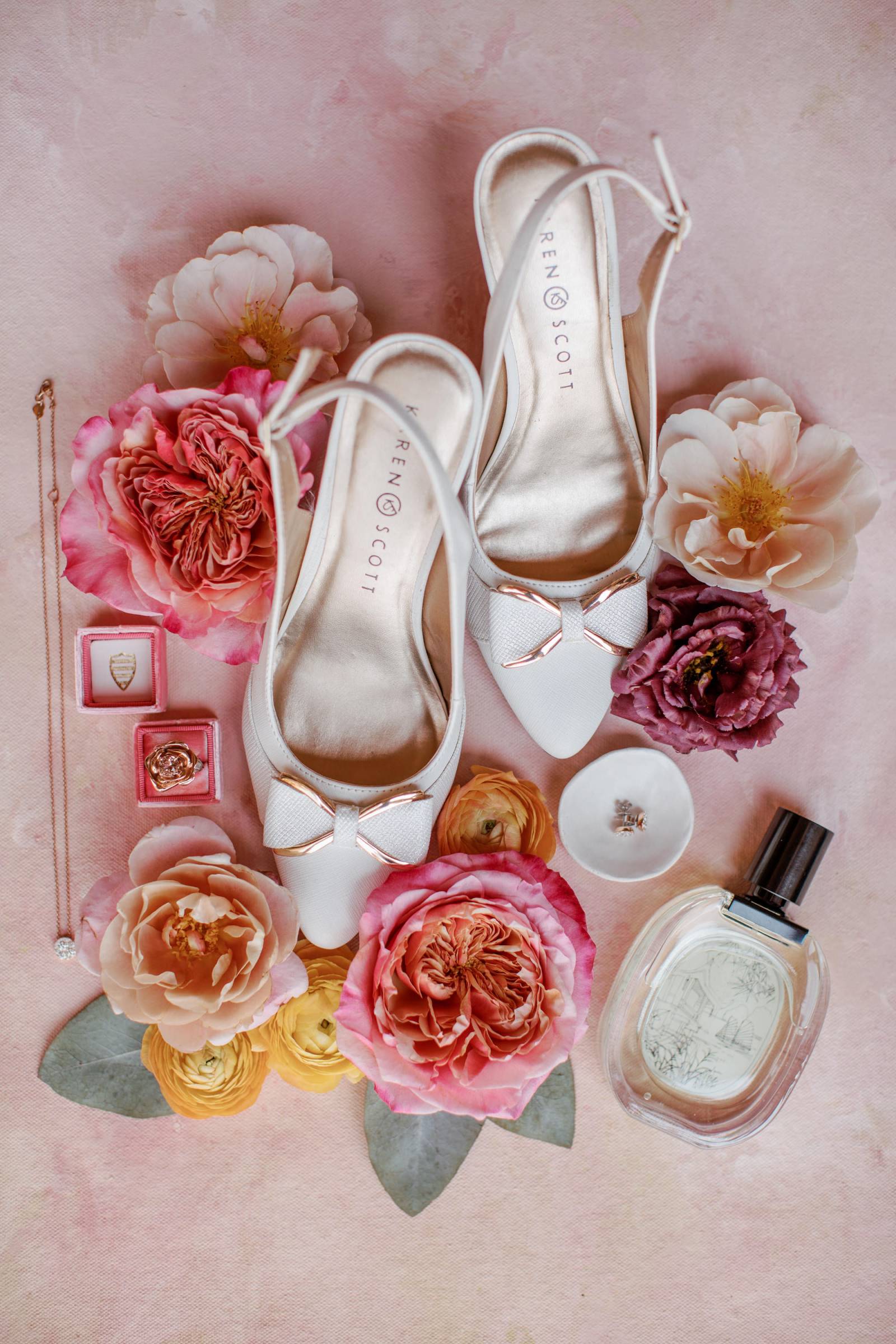flowers, perfume, details, shoes