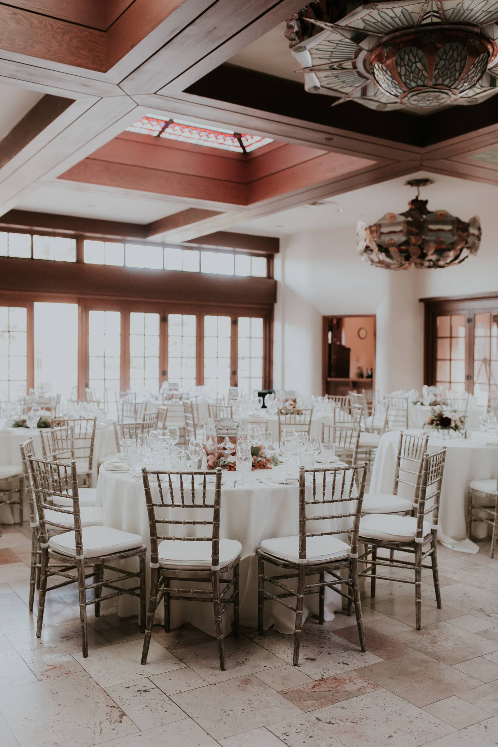 classic wedding reception at Sante Fe wedding venue La Fonda on the Plaza