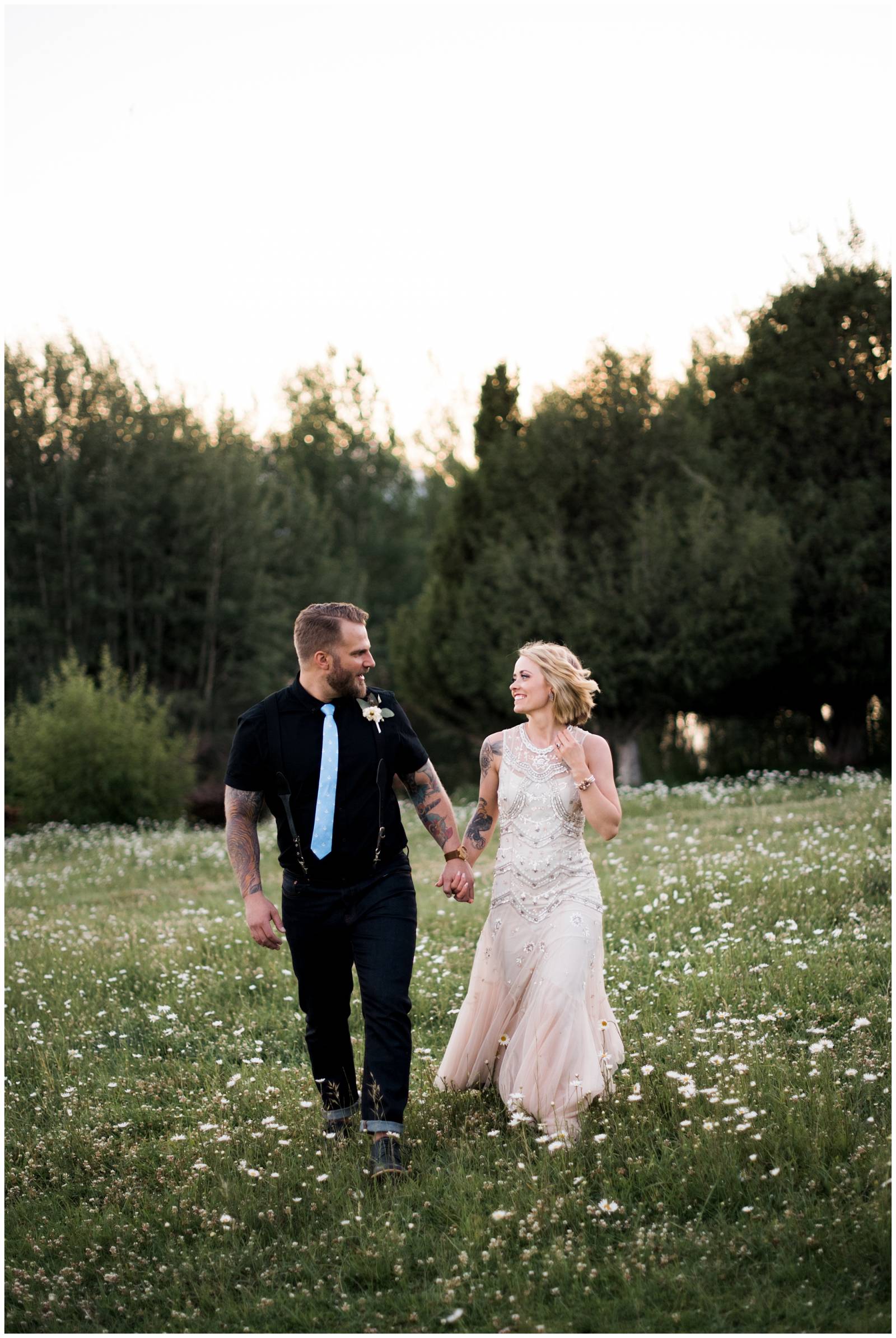 bride and groom kissing captured by wedding photographer Erin Elizabeth Photo
