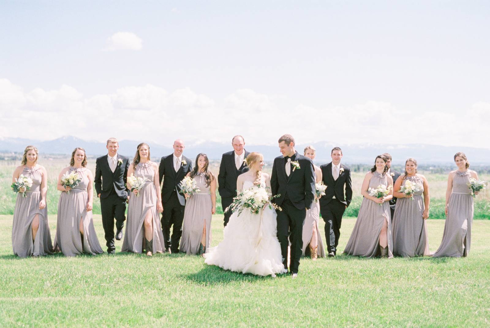 wedding party | Montana wedding inspiration