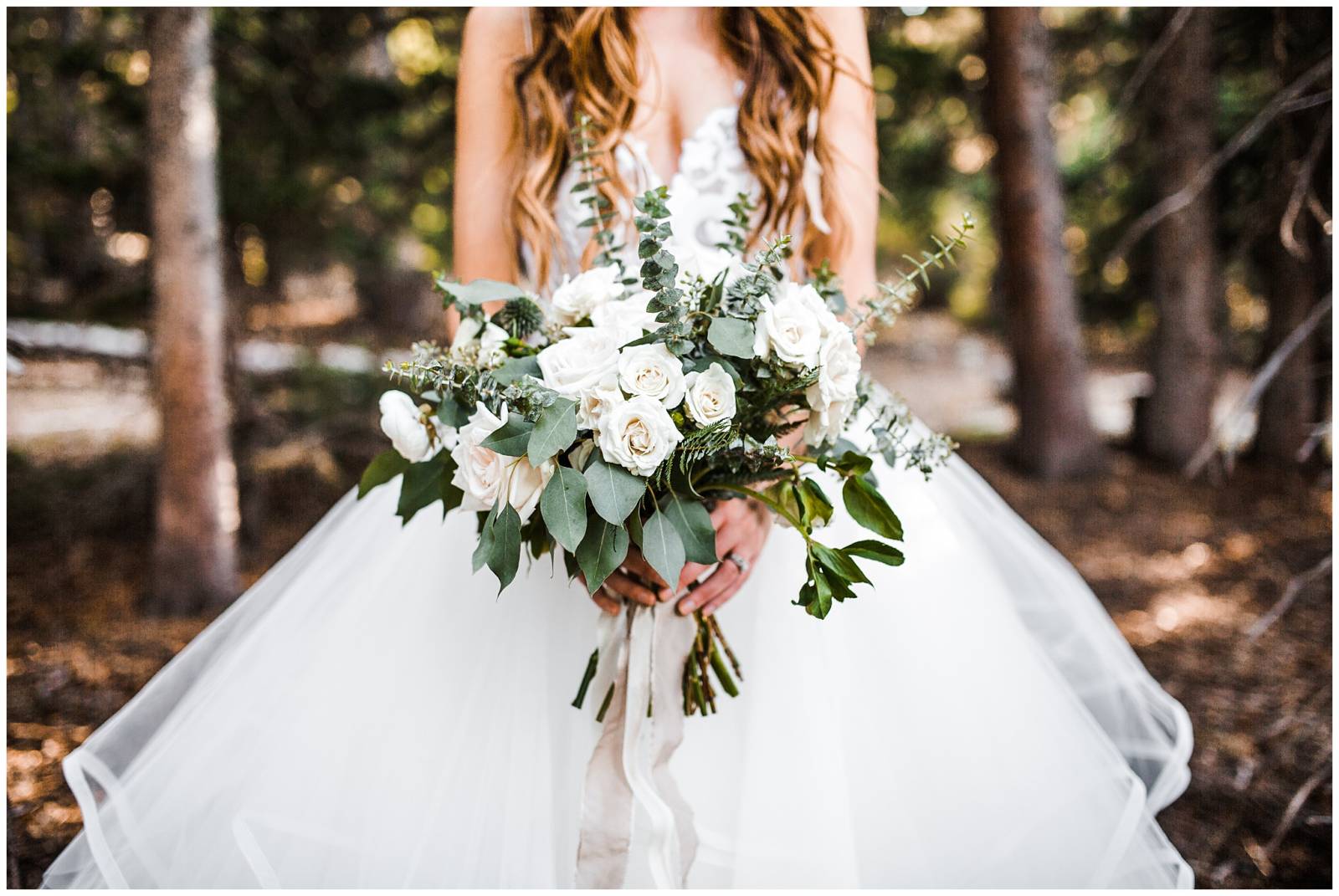 luscious green and white wedding bouquet | nature inspired