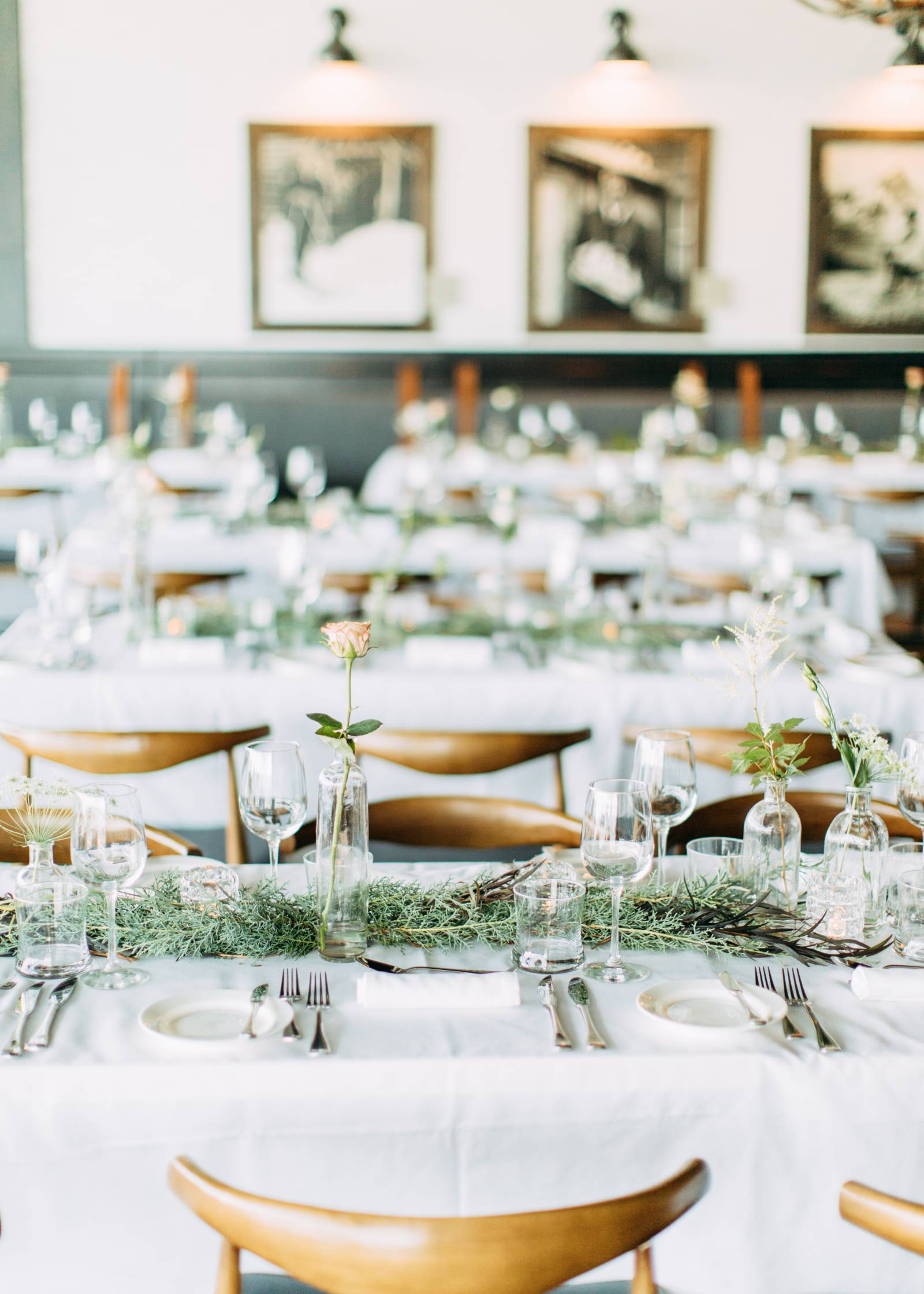 elegant wedding ceremony at a mountain top bistro