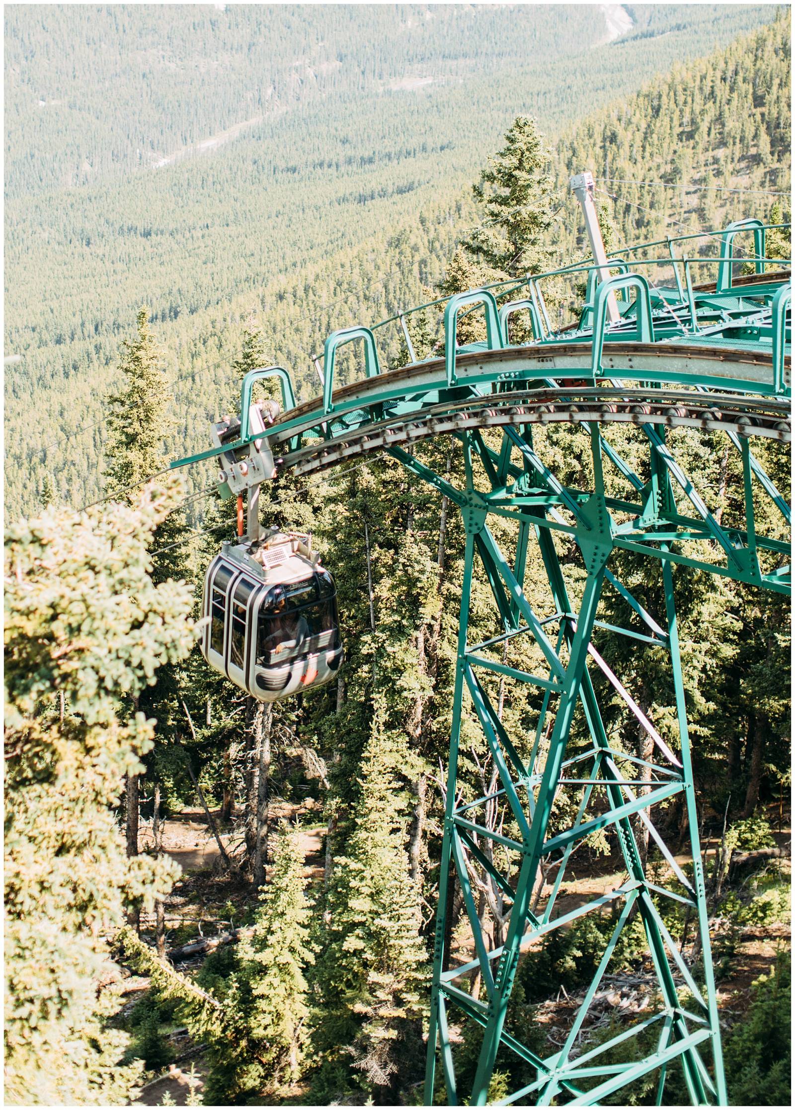 gondola in Banff Canada