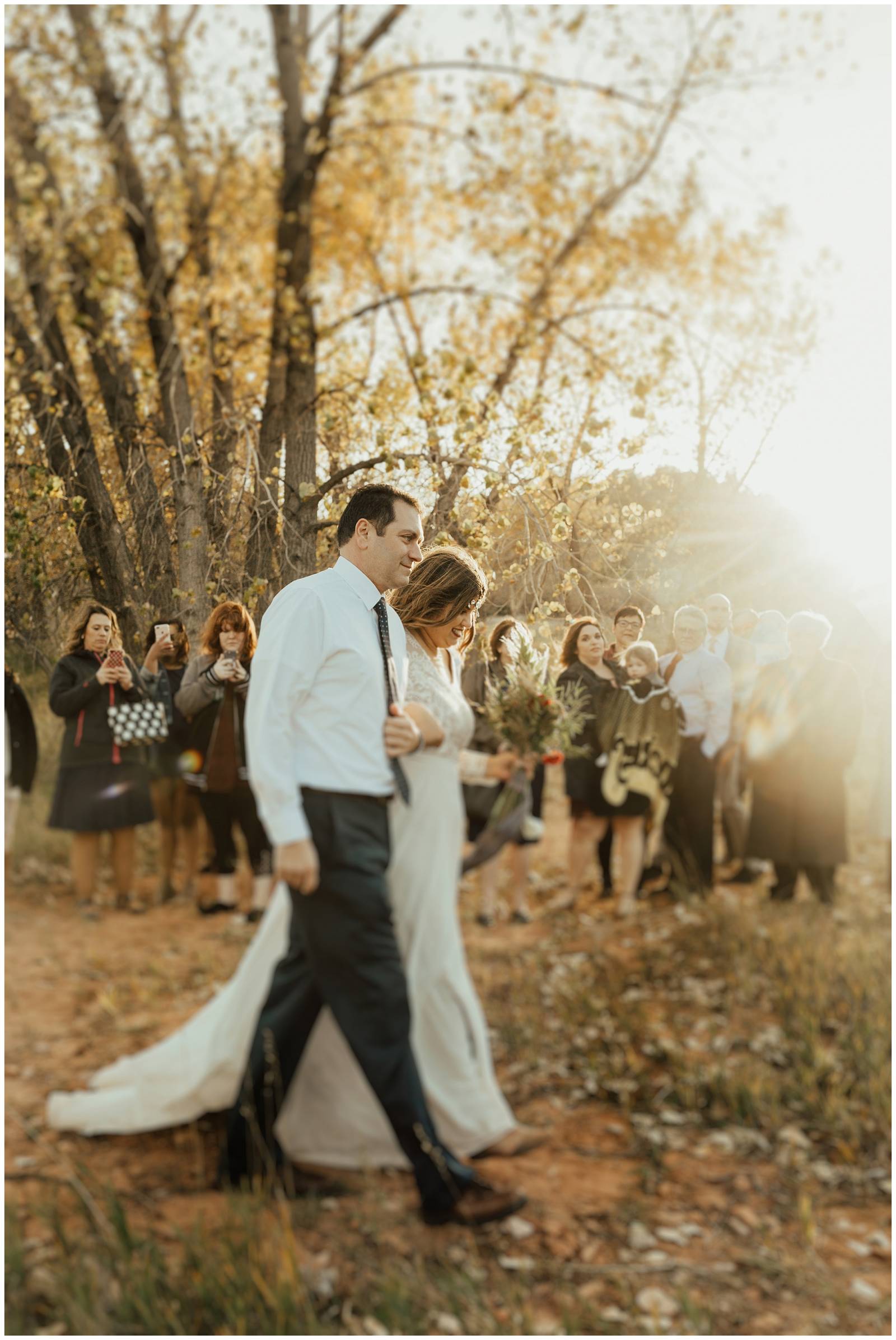 father walking bride down the aisle | outdoor wedding inspiration
