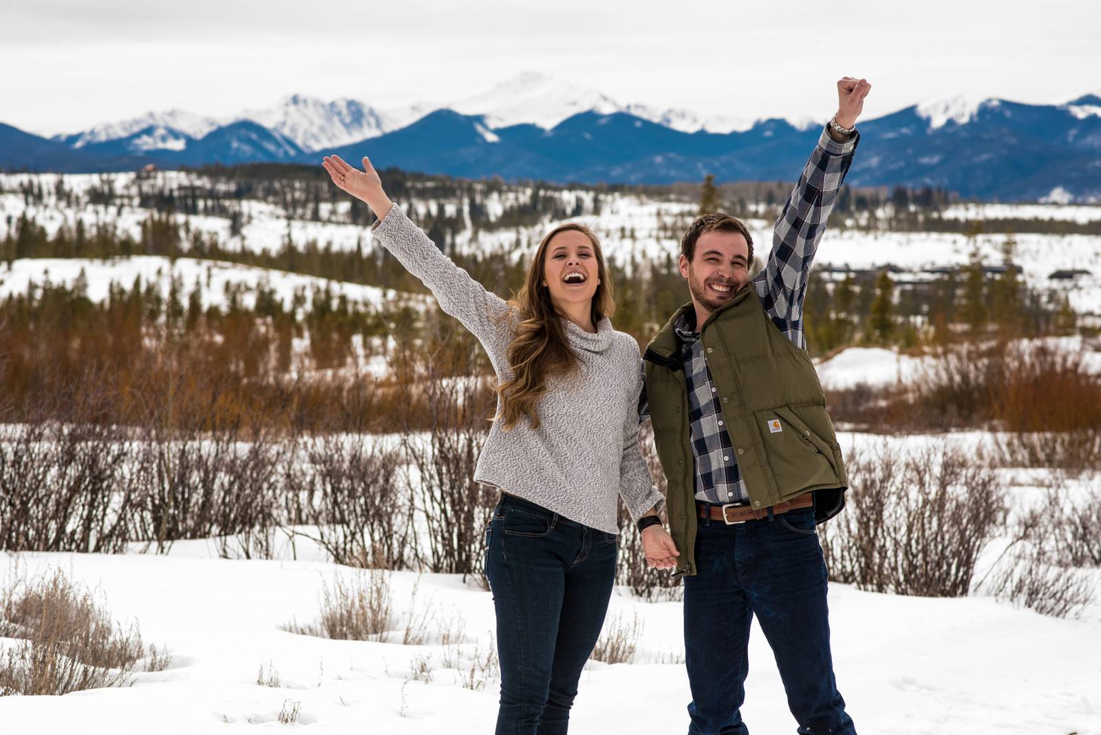 surprise proposal | Devil's Thumb Ranch Resort and Spa | Colorado wedding venue