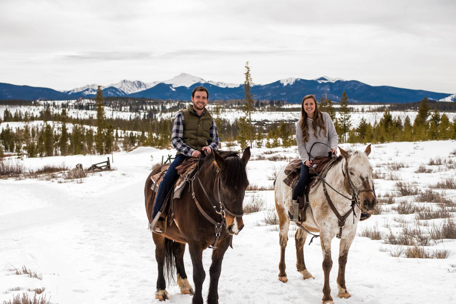surprise proposal | Devil's Thumb Ranch Resort and Spa | Colorado wedding venue