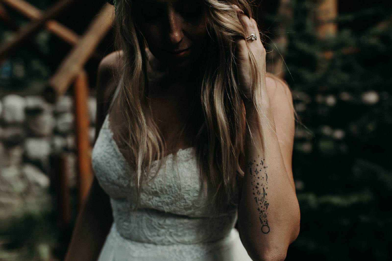 bridal portrait | destination Banff elopement