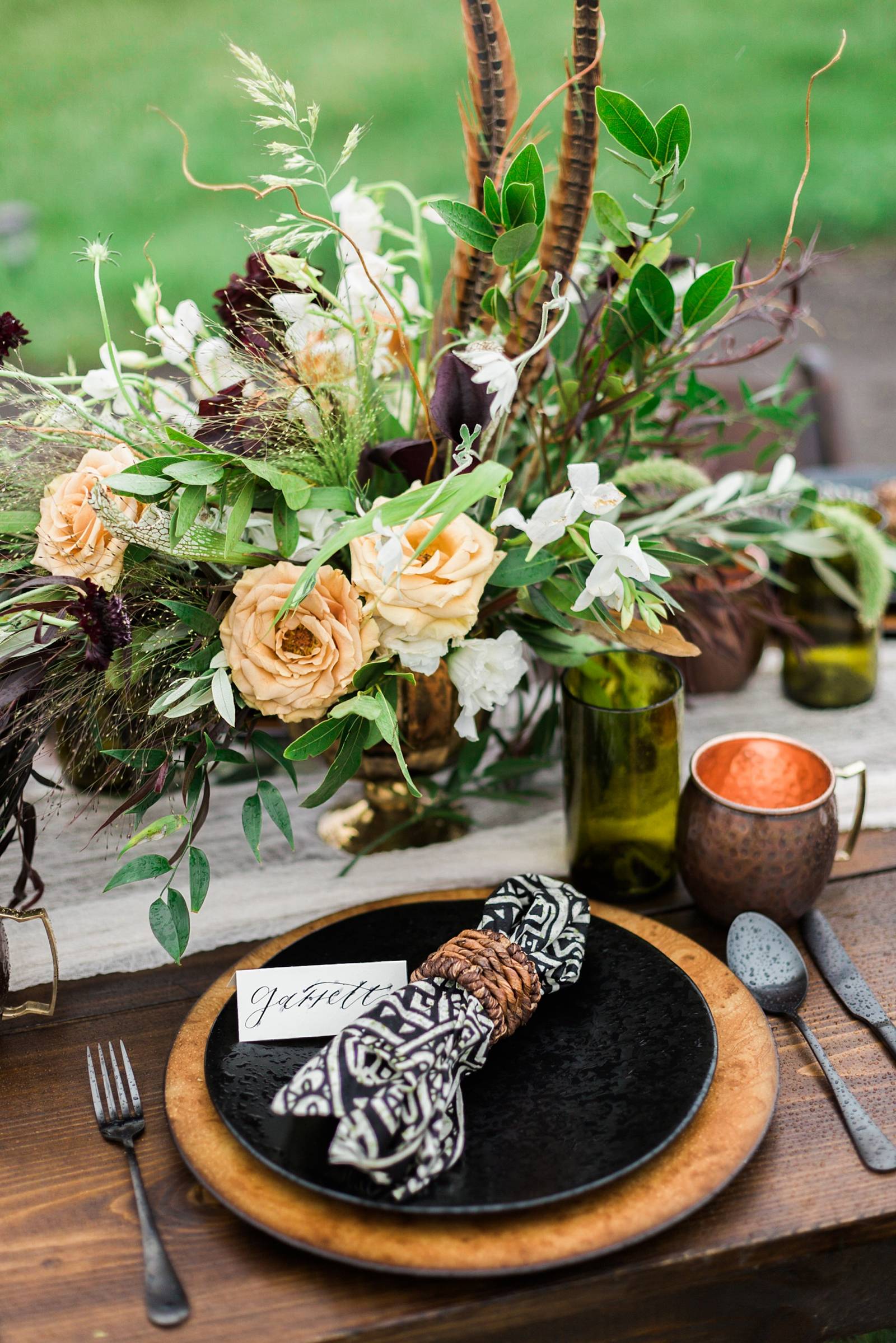 romantic safari wedding reception inspiration | Yellowstone Under Canvas | Montana wedding venue