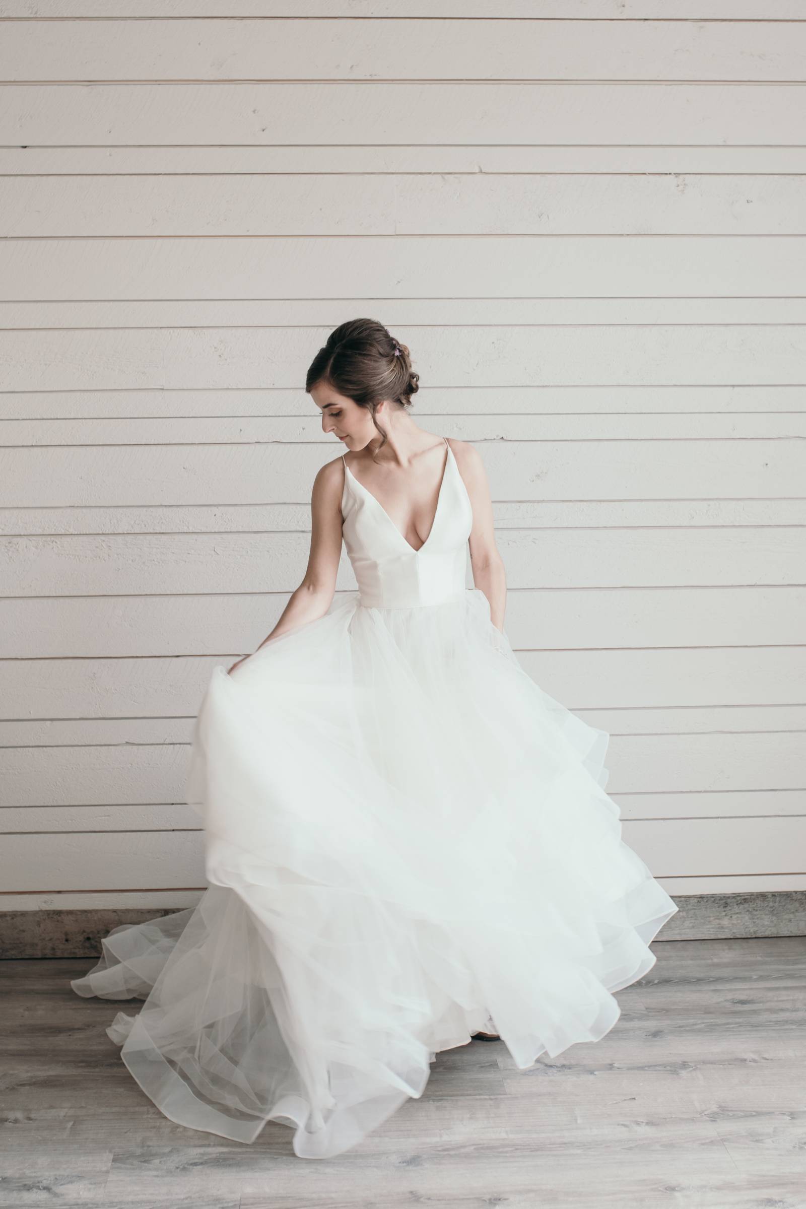 bridal portrait captured by Honeybee Weddings | Montana styled shoot