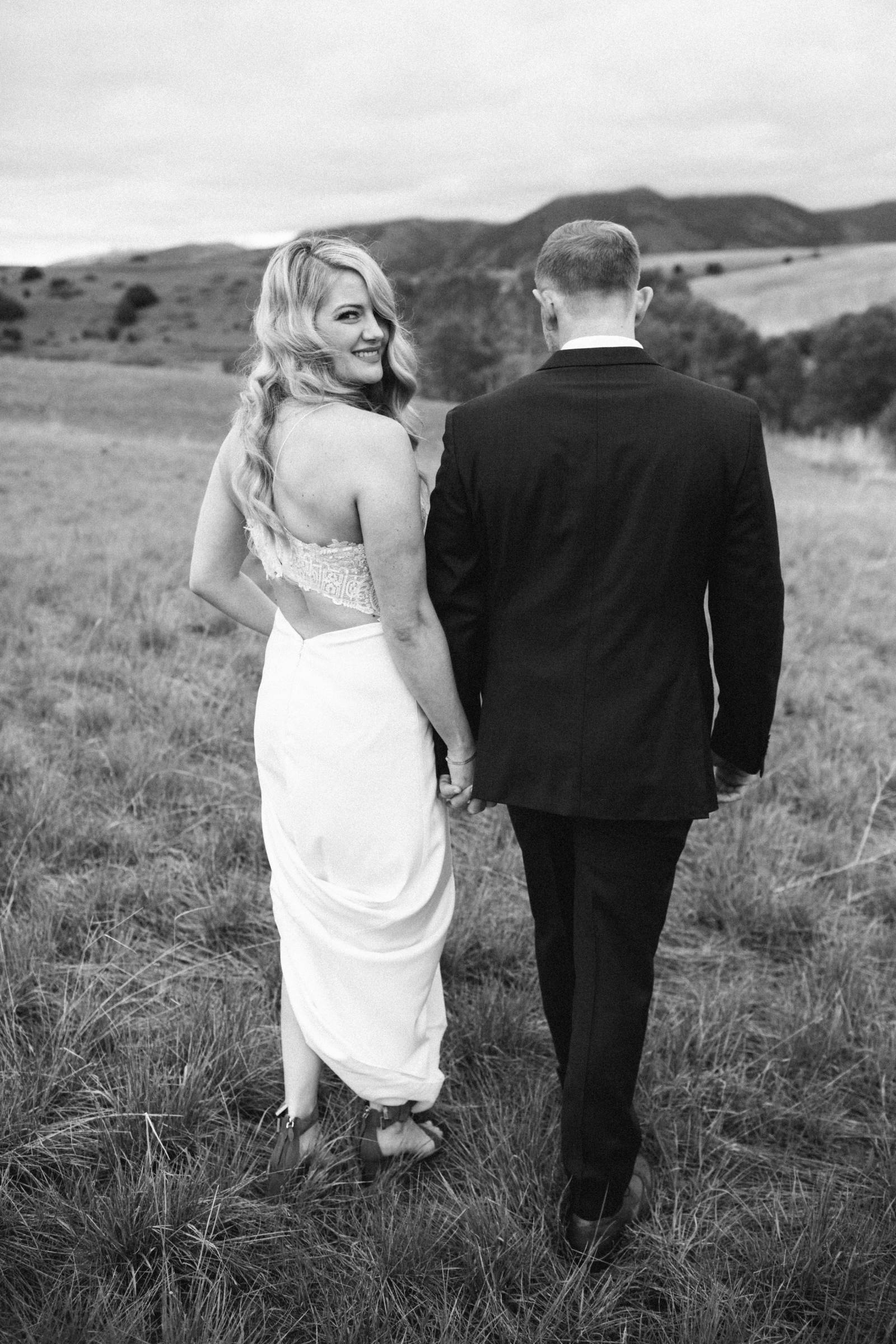 Montana barn wedding inspiration | portrait of bride and groom