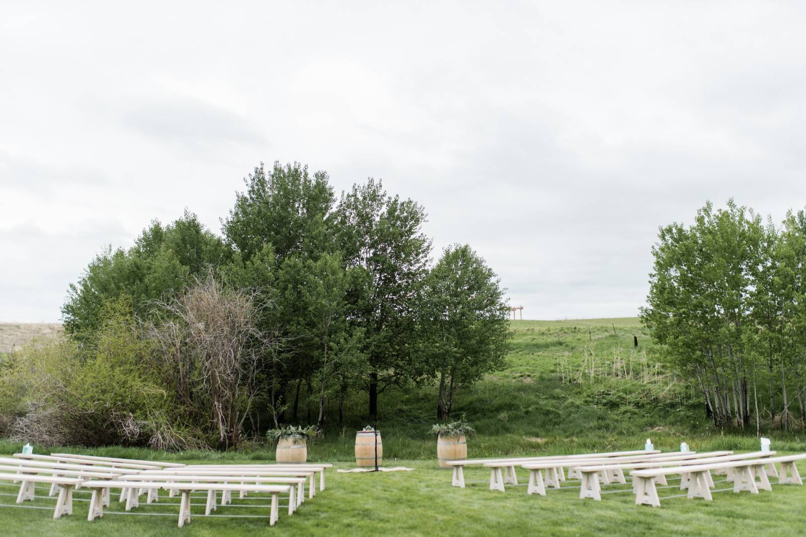 Montana barn wedding inspiration | wedding ceremony