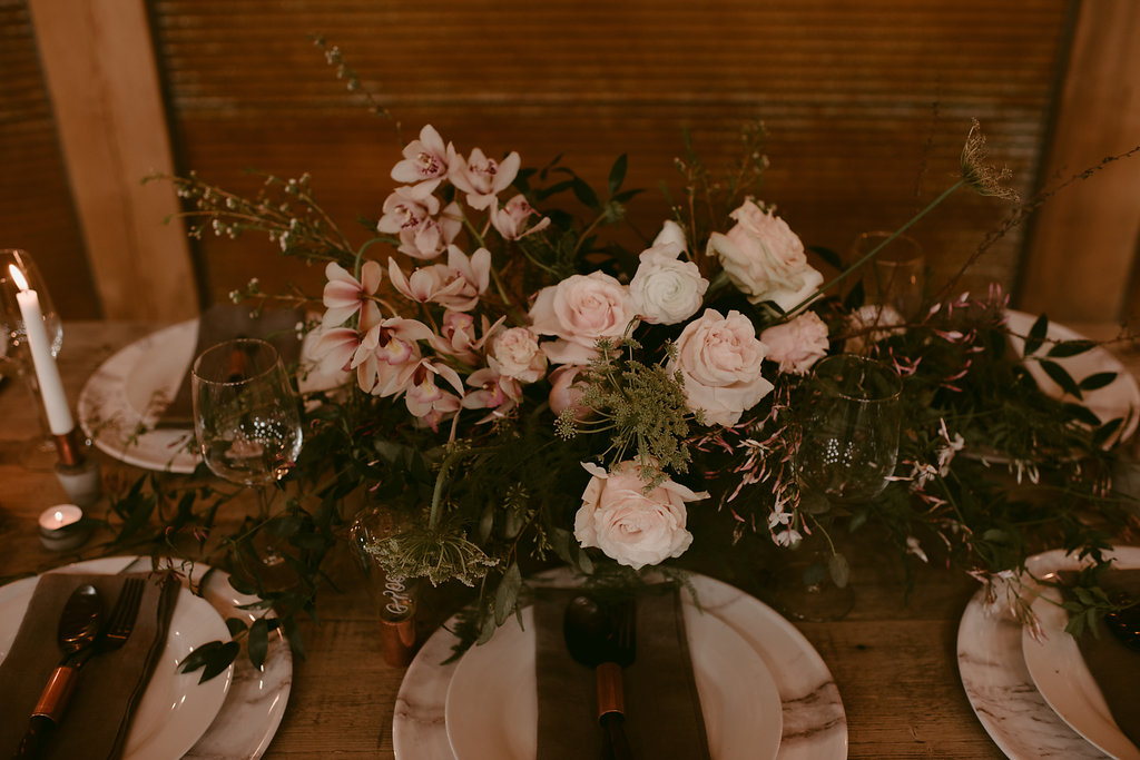 romantic floral centerpieces