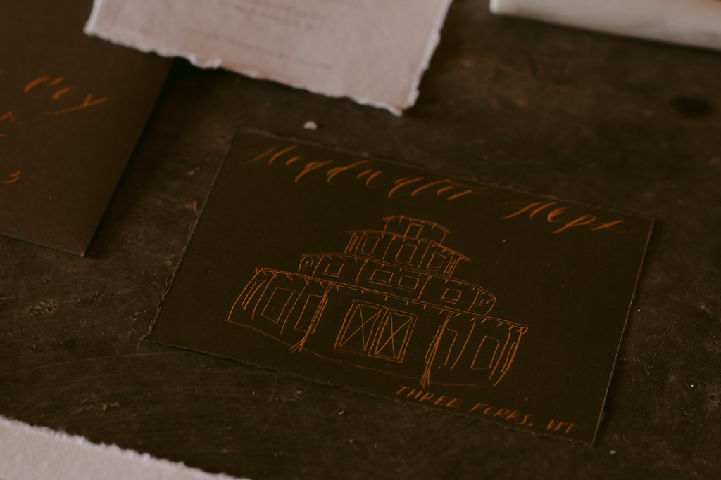 wedding invitation inspiration | wedding planned and styled by Champagne & Linen