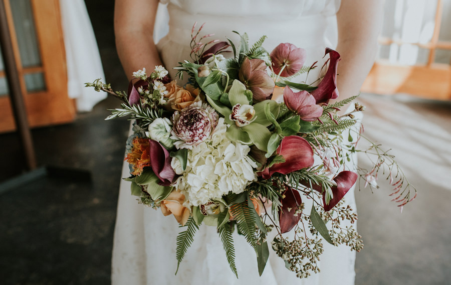 romantic floral wedding bouquet inspiration