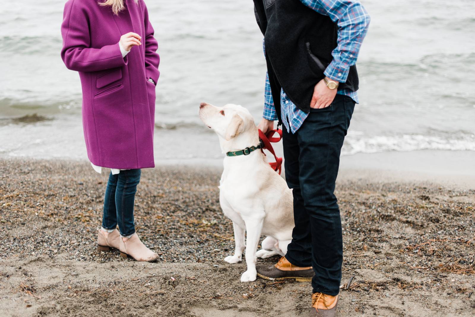 winter engagement photoshoot