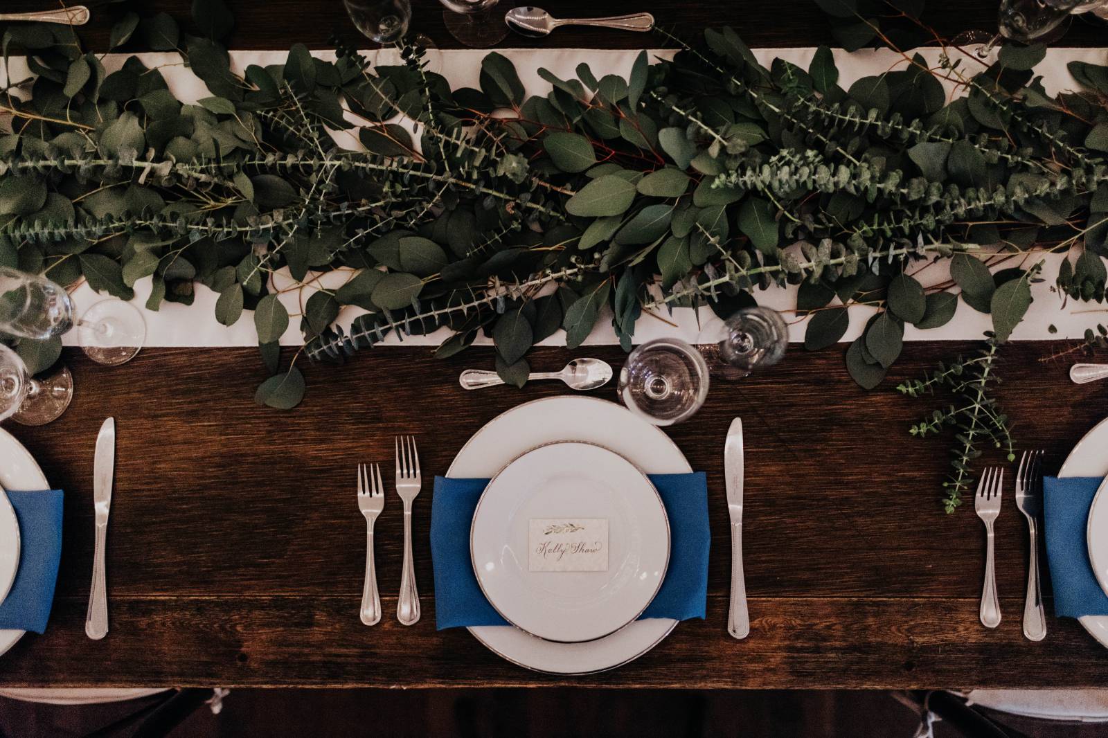 Simply Chic Wedding Inspiration | place settings