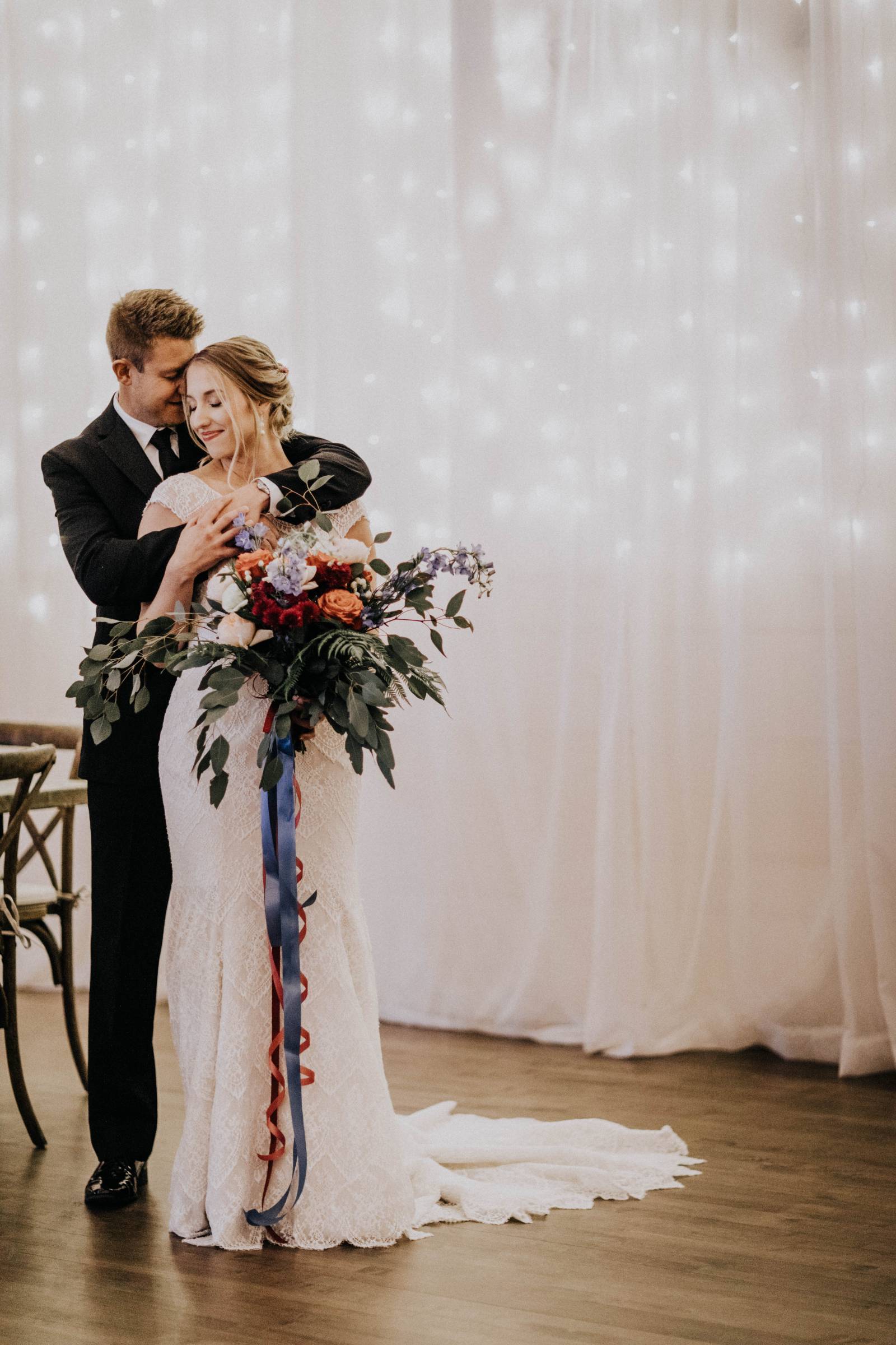 Simply Chic Wedding Inspiration | bride and groom style