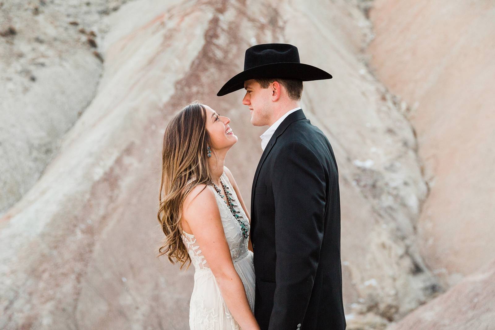 Southwestern summer engagement inspiration captured by New Mexico Wedding Photographer, Arielei Kinz