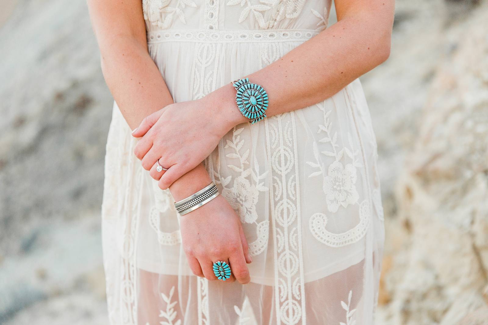 Southwestern summer engagement inspiration captured by New Mexico Wedding Photographer, Arielei Kinz