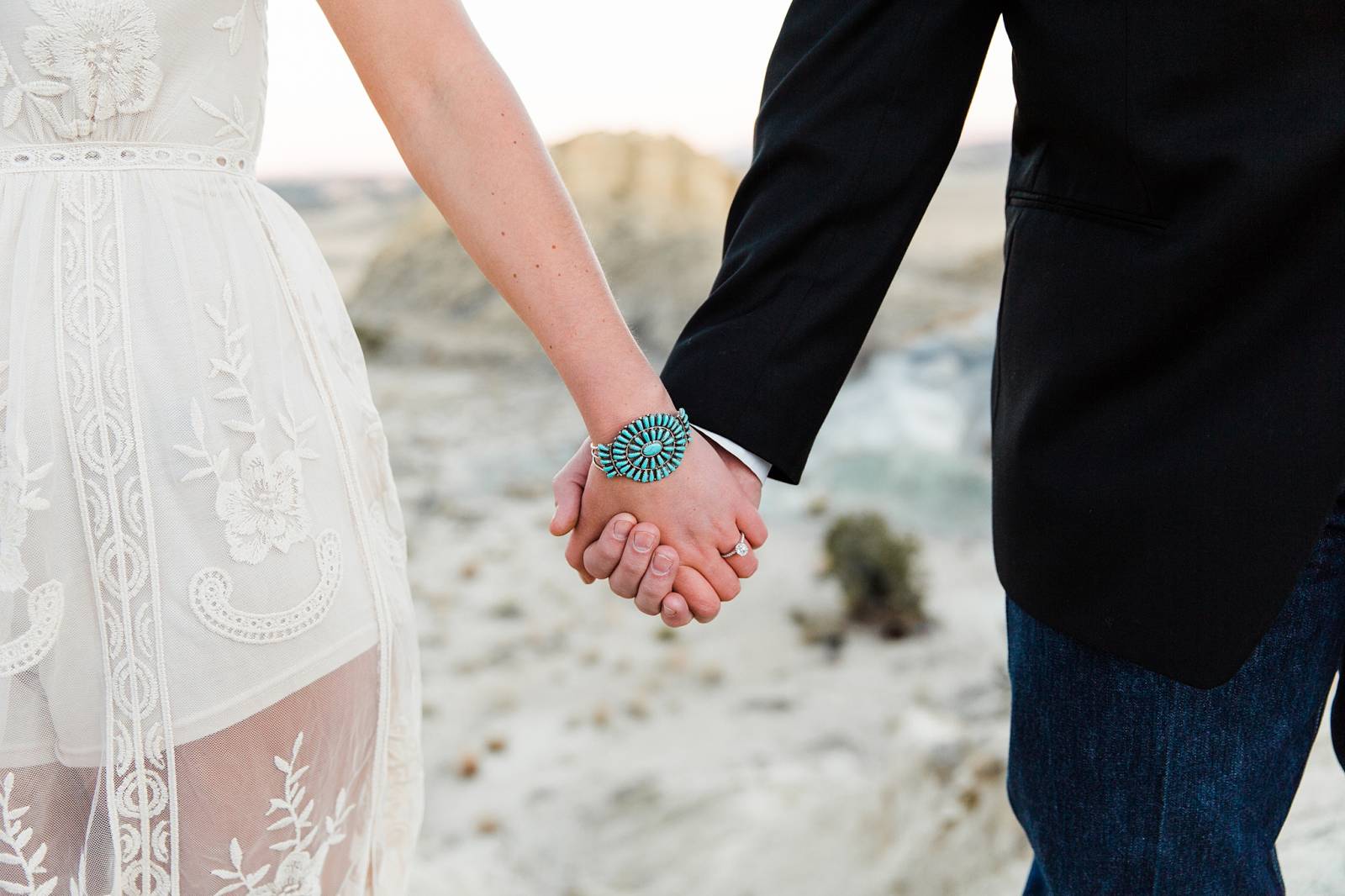 Southwestern summer engagement inspiration captured by New Mexico Wedding Photographer, Arielei Kinz