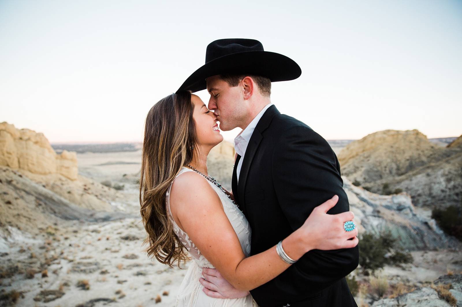 Southwestern summer engagement inspiration captured by New Mexico Wedding Photographer, Arielei Kinz