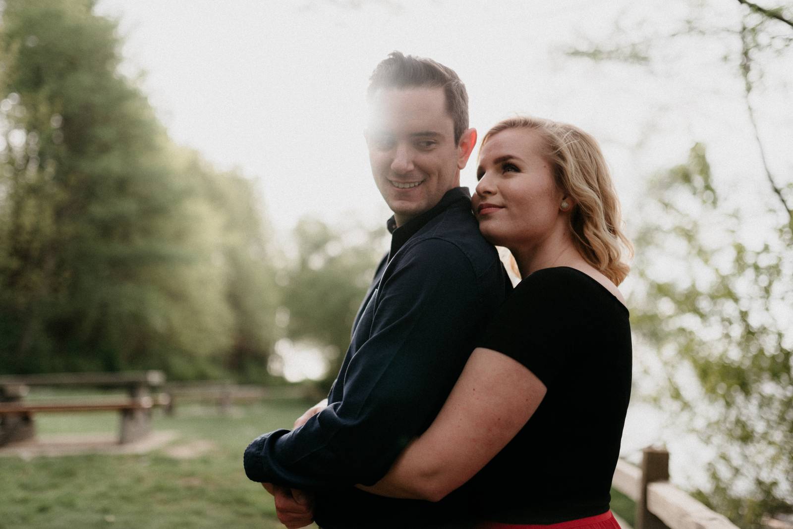 Acadia Beach engagement photo session captured by wedding photographer Hennygraphy
