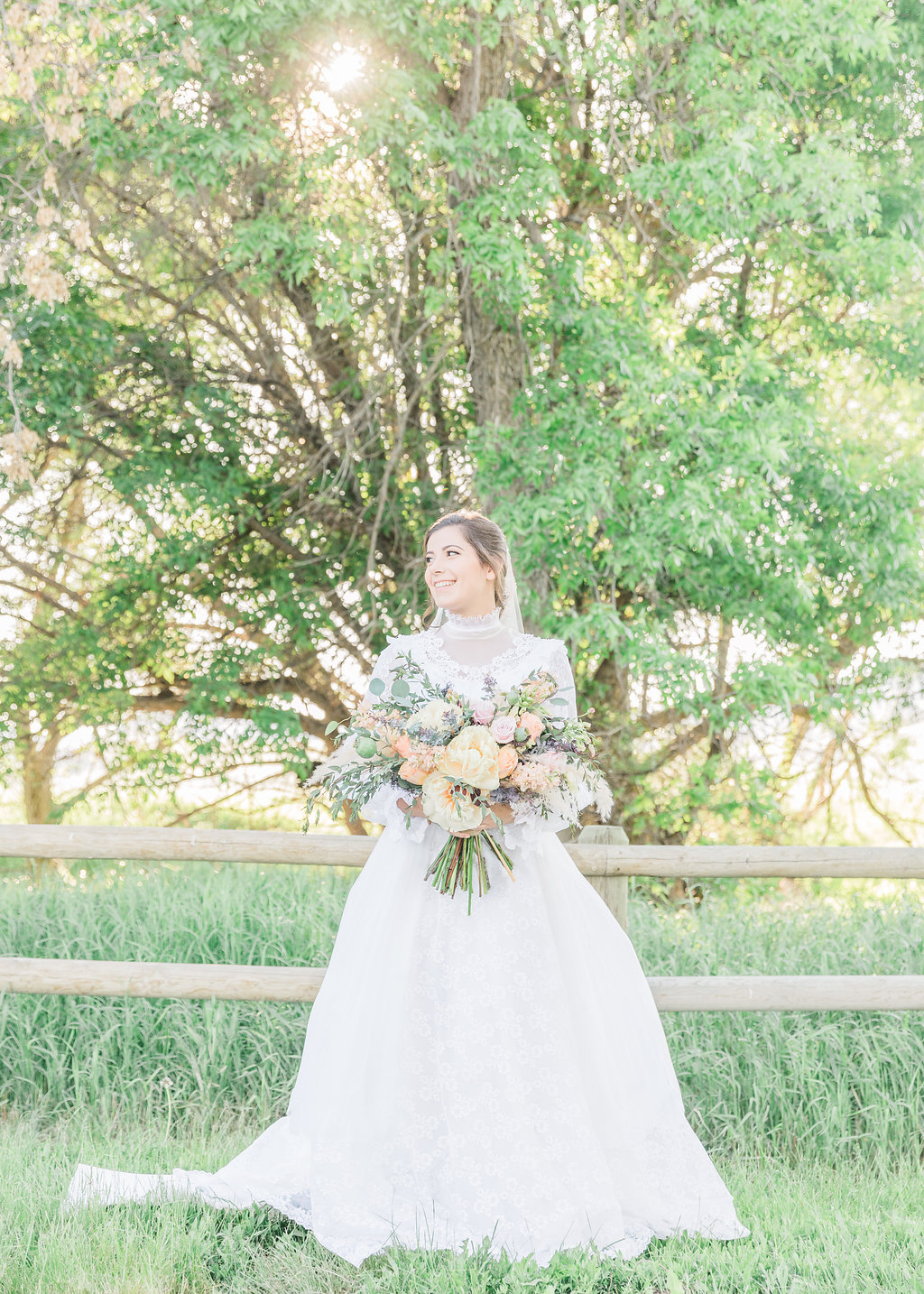 Montana ethereal bridal portraits captured by wedding photographer KC Kreit Photography