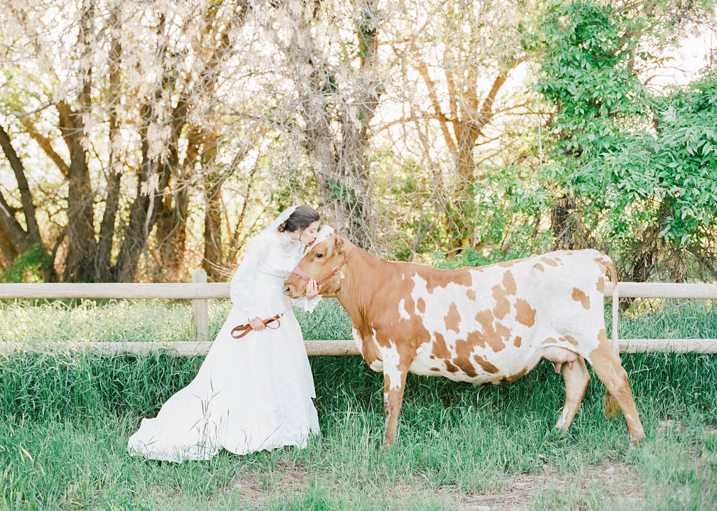 Montana ethereal bridal portraits captured by wedding photographer KC Kreit Photography