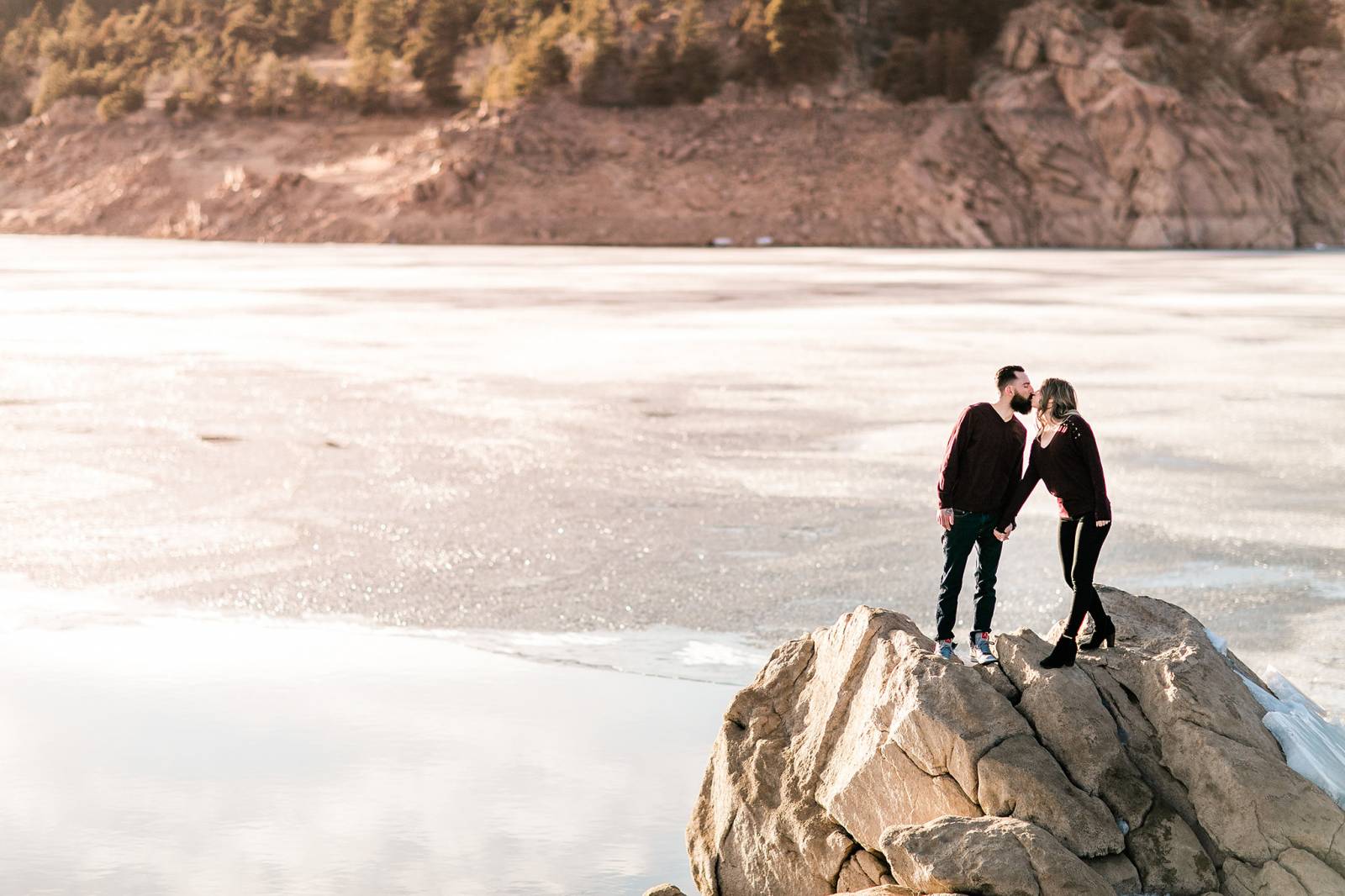 Gross Reservoir Engagement session with wedding photographer Jennifer Elle Photography | Colorado in