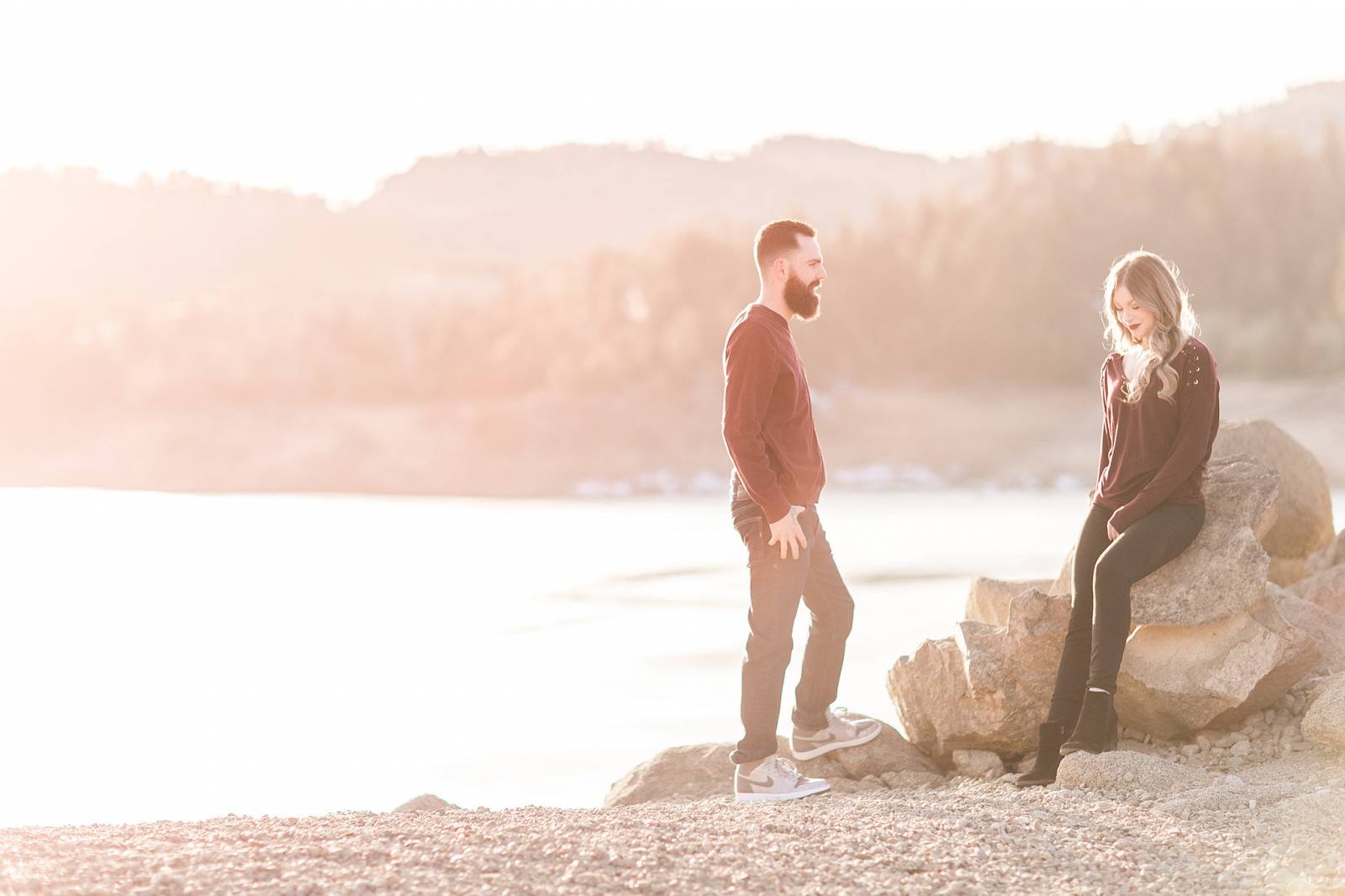 Gross Reservoir Engagement session with wedding photographer Jennifer Elle Photography | Colorado in