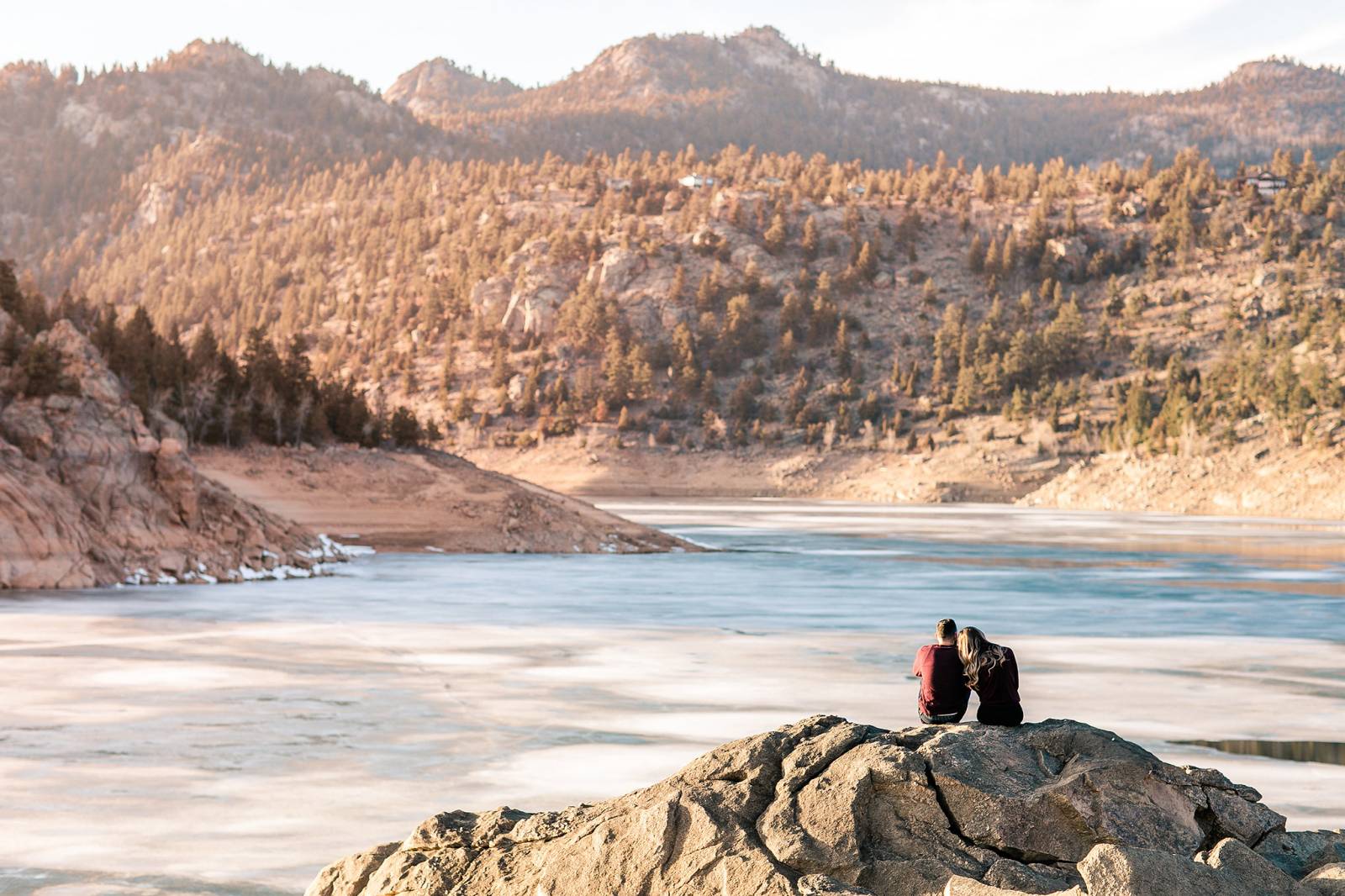 Gross Reservoir Engagement session with wedding photographer Jennifer Elle Photography | Colorado in