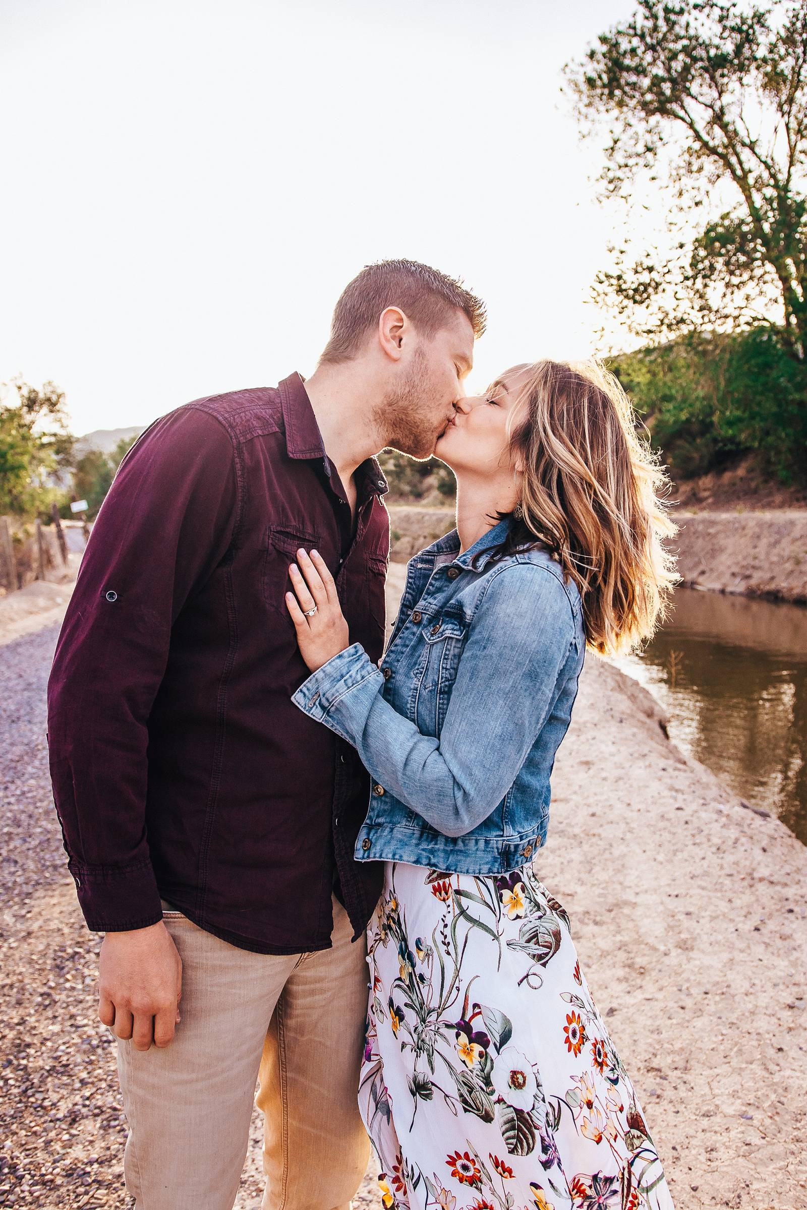 engagement photo session captured by Grand Junction Wedding Photographer, Carved Tree Photography
