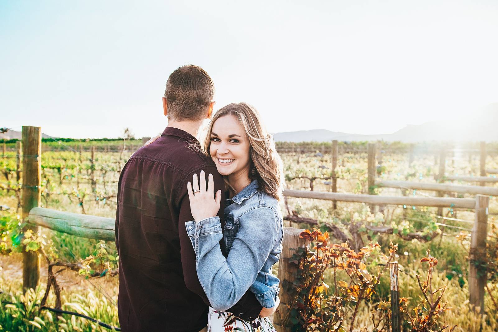 engagement photo session with dog captured by Grand Junction Wedding Photographer, Carved Tree Photo