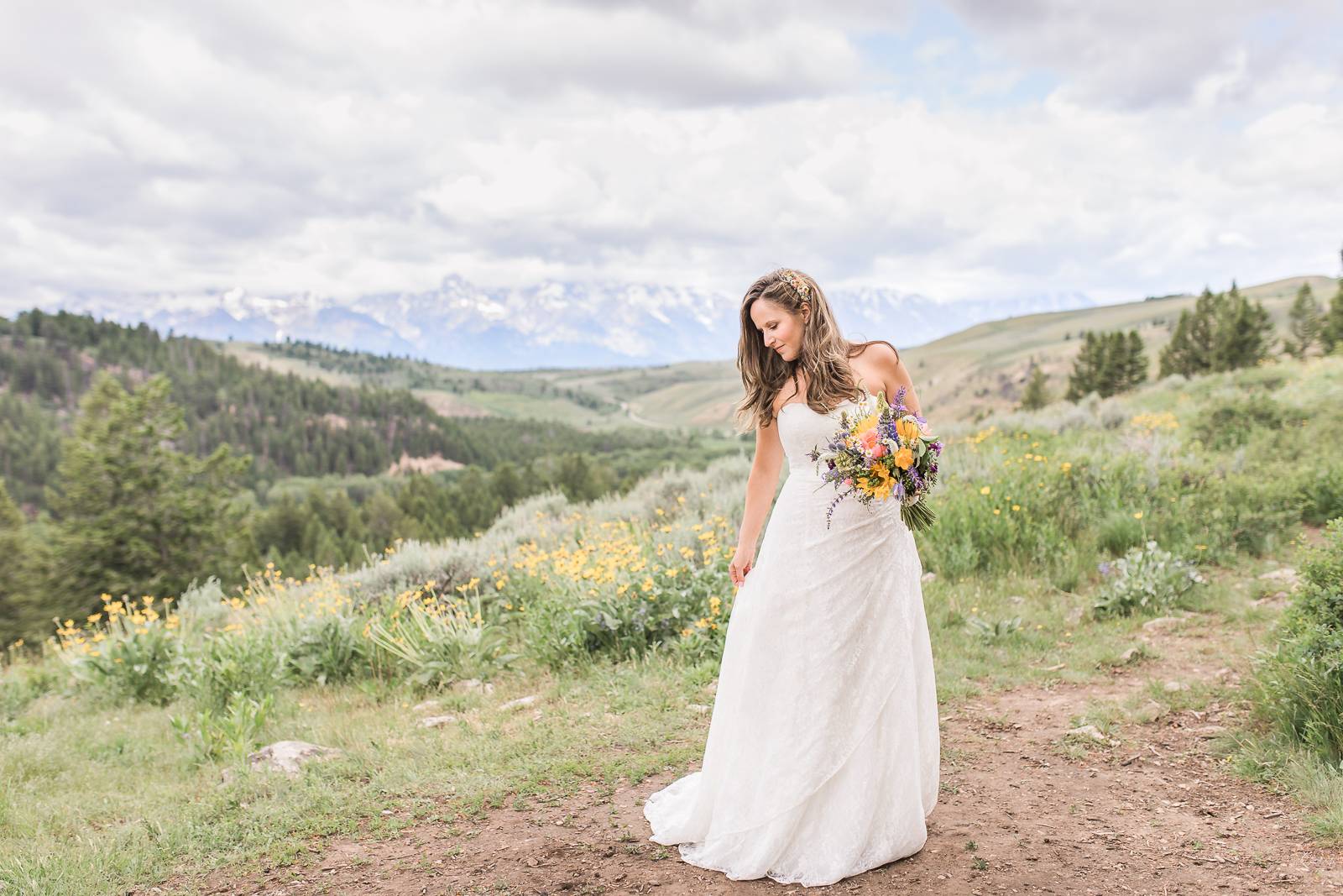Bridger-Teton National Forest Wedding | Wyoming Rocky Mountain wedding inspiration