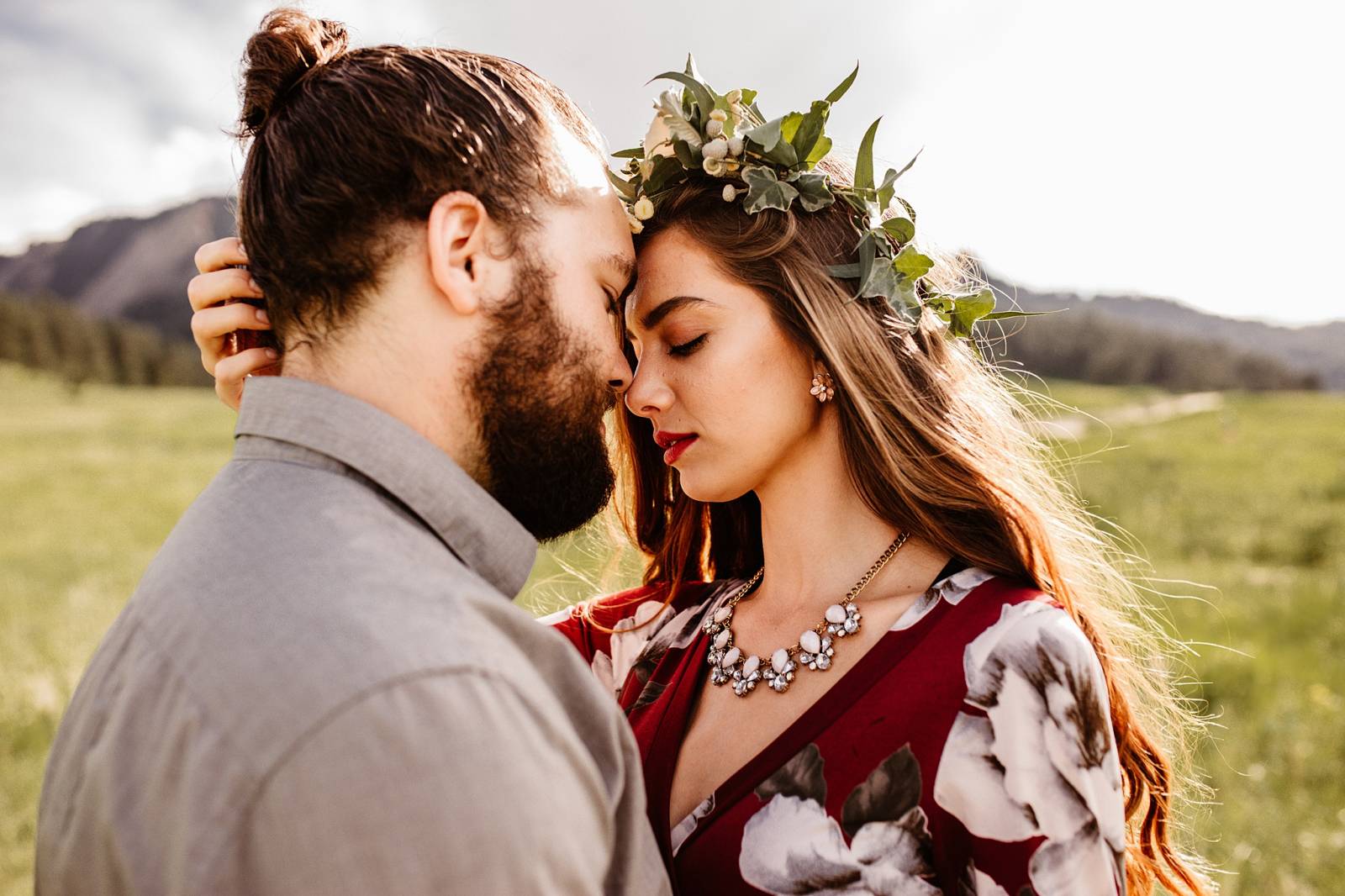Chautauqua Park Couples Session captured in Boulder, Colorado by wedding photographer Kayla Bri Phot