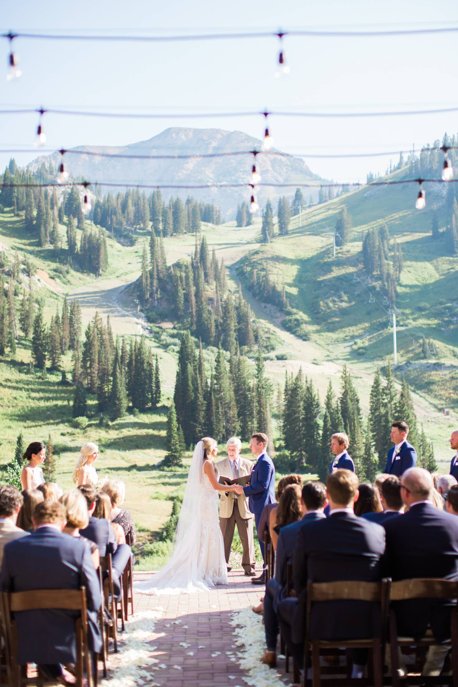 Alta Lodge | Utah Destination Wedding | bride and groom
