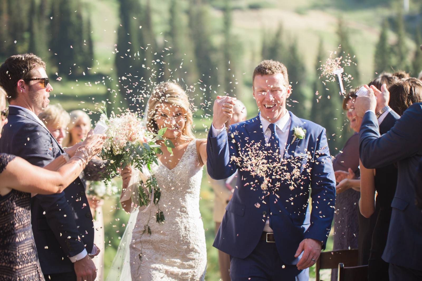 Alta Lodge | Utah Destination Wedding | bride and groom