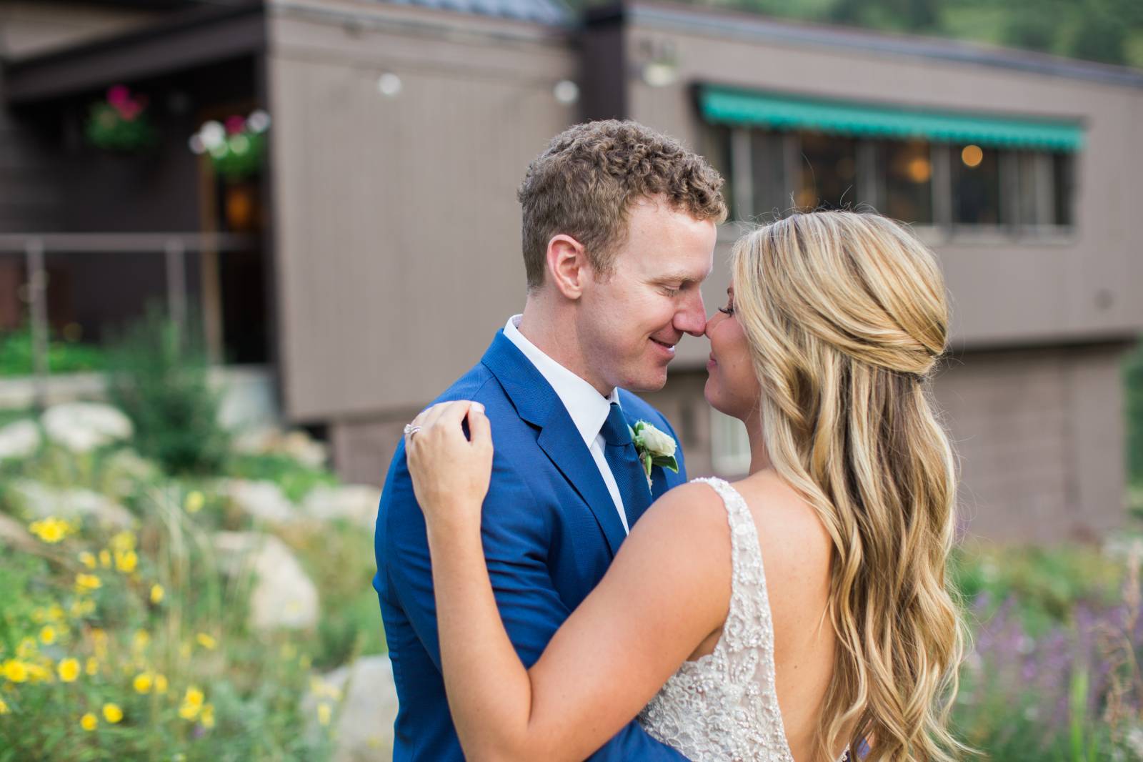 Alta Lodge | Utah Destination Wedding | bride and groom
