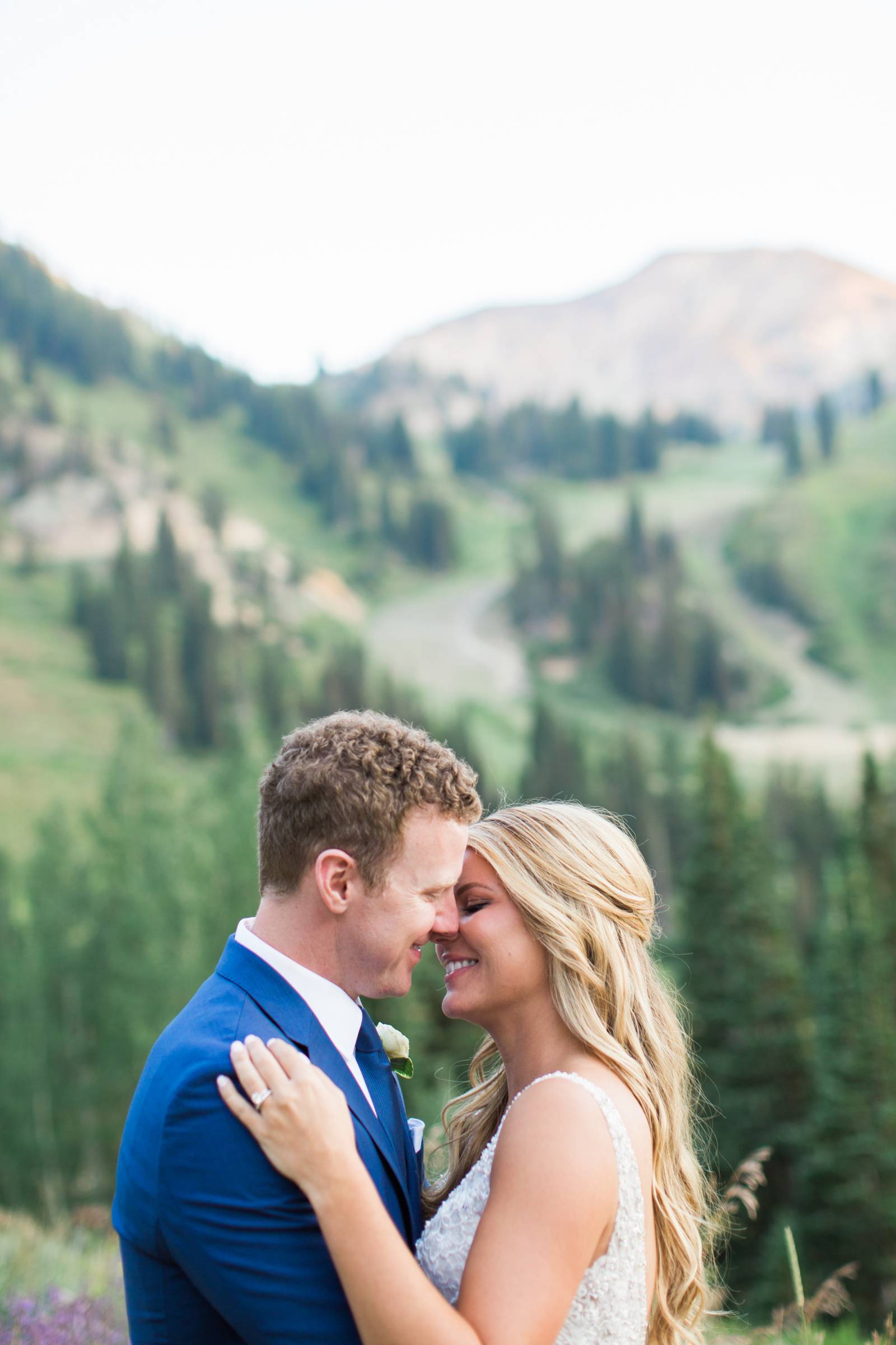 Alta Lodge | Utah Destination Wedding | bride and groom