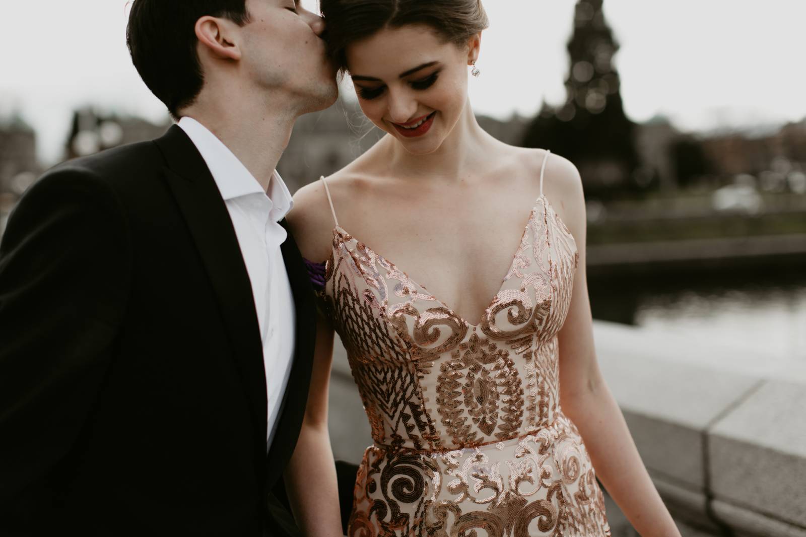 timeless glamour wedding inspiration at the Fairmont Empress styled by Vancouver Island Wedding Plan